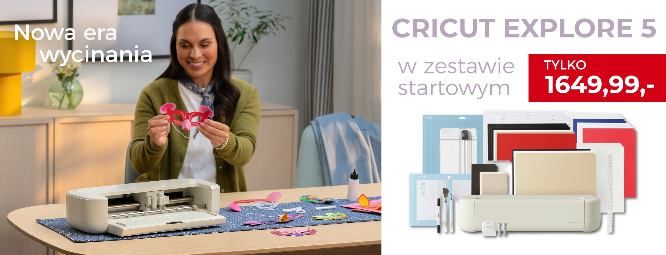 Nowość - zestaw Cricut Explore 5